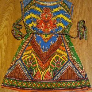 STUNNING Versace Inspired Vintage Look Dress EUC